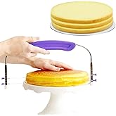 PROKITCHEN, Cake Slicer Leveler for Even Layers, Adjustable Cake Leveler 2-Wire, Cake Leveler & Slicer Cutter Cake Cutter Sli