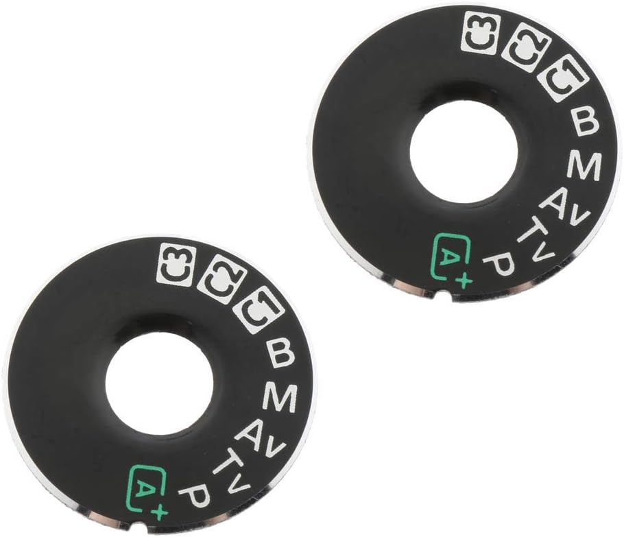 2 Pieces Dial Mode Plate for Canon EOS 5D3 Mark III, Interface Cap Button Replacement Part for Canon EOS 5D3,Digital Camera Repair Accessories for Canon 5D3 Mark 3