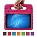 XKTTSUEERCRR Samsung Galaxy Tab 4 8.0 Kids Case, Shockproof Lightweight Super Protective Convertible Handle Stand Cover Case for Samsung Galaxy Tab 4 8.0 Inch Tablet (SM-T330 SM-T331 SM-T335) - Rose