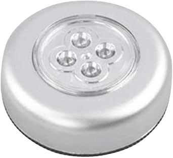 LED Touch Control Night Light Lámpara redonda debajo del armario