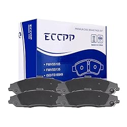cciyu D731 Front Semi-Metallic Disc Brake Pads Kit