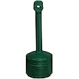 Justrite, Personal Smoker’s Cease-Fire Outdoor Ashtray, Polyethylene Standing Ashtray with Steel Bucket, 1 Gallon, Green, 26806G