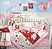 SOHO Butterflies Red Meadows Nursery Bedding Complete Set