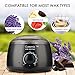 Wax Warmer - Cusomik Waxing Hair Removal Kit Wax Heater with 4 Hard Wax Beans and 20 Wax Applicator Sticks Summer Ready-Painlessly Remove Hair From Bikini Arm Legs at Home