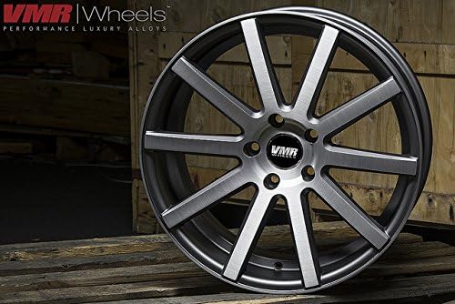 VMR V702 18x8.5", ET35, 5x120, 72.6, BMW Fitment-Matte Gunmetal W/ Brushed Face