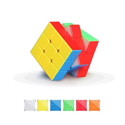 EDTara 3 x 3 Creative Magnetic Force Waterorpf Speed Puzzle Cube Intellectual Development Smart Cube