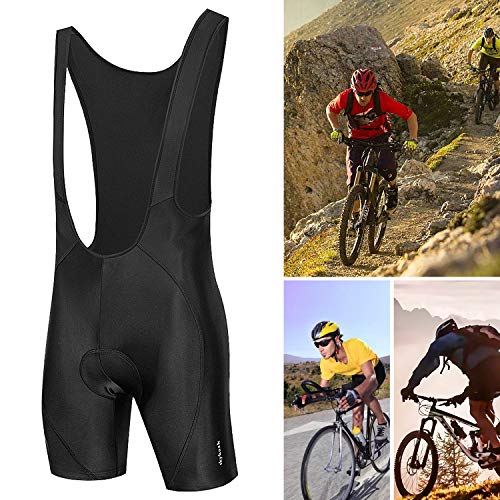 image for Ftiier Men’s Cycling Bib Shorts with 5D Padded Bike Bicycle Compress