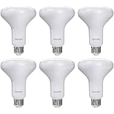 PHILIPS LED 65W BR30 6-Pack Ultra Definition Soft White (2200K) 650 Lumen (7.5W = 65W) Dimmable Flicker-Free Light Bulbs
