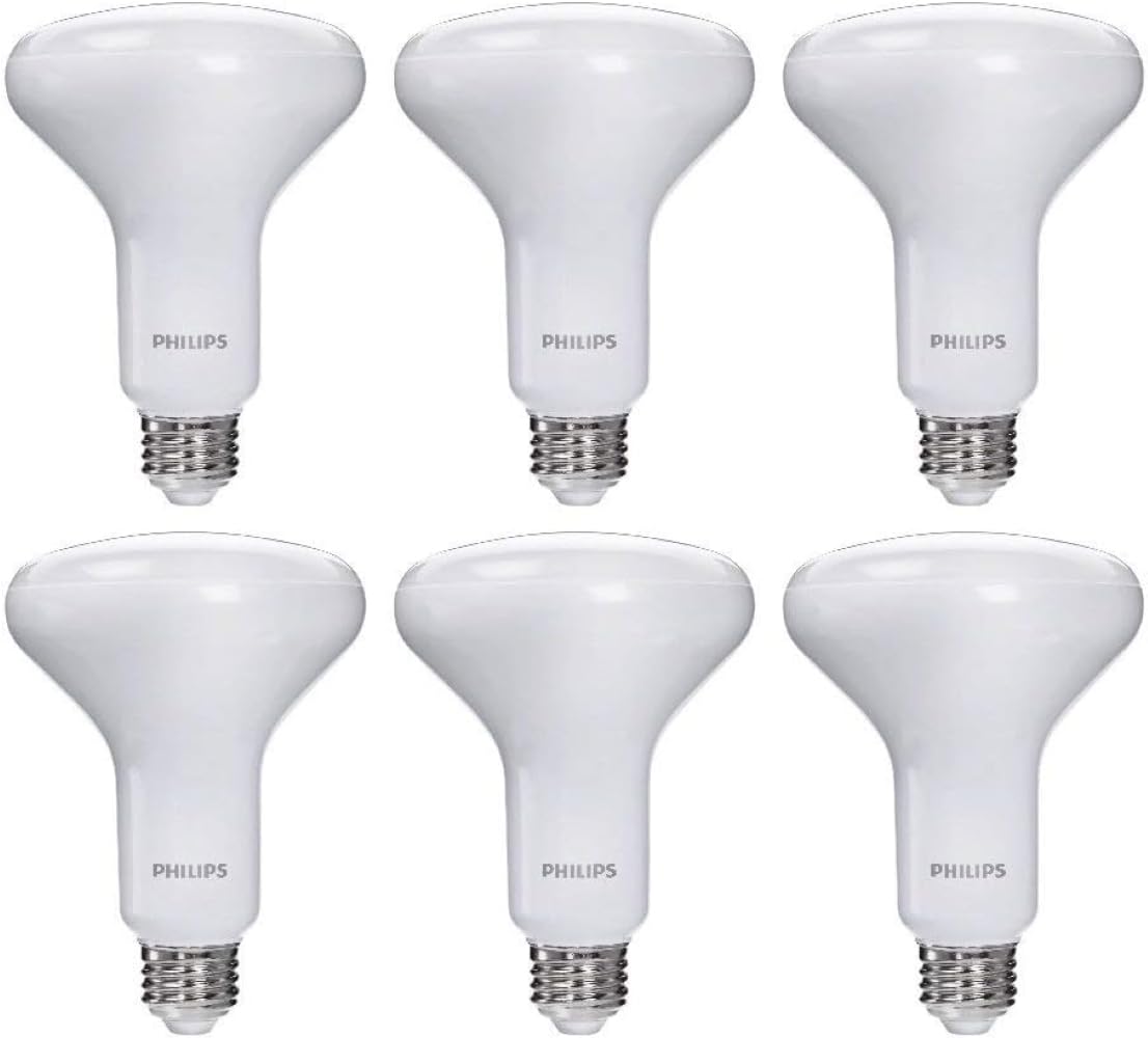 Photo 1 of PHILIPS LED 65W BR30 6-Pack Ultra Definition Soft White (2200K) 650 Lumen (7.5W = 65W) Dimmable Flicker-Free Light Bulbs