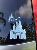 Disney Is My Home Car Decal, UV Resistant, Outdoor Automotive Sticker