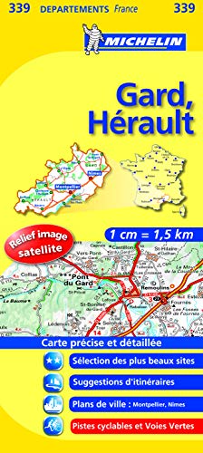 Gard, Herault Road Map 339 (1:150,000 France Series, 339) by Michelin (Map)