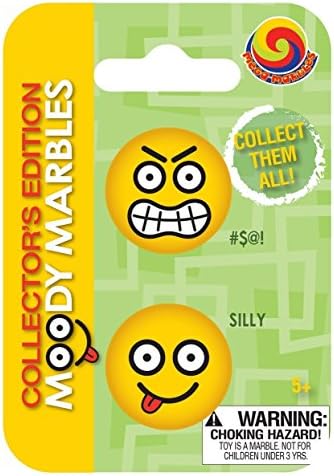 Angry/Silly Glass Shooter Moody Marbles