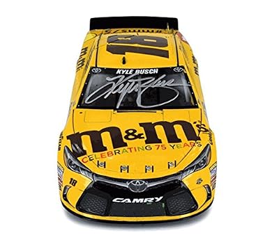 Autographed Kyle Busch 2016 Can-Am Duel 150 Win Raced Version 1:24 Scale Diecast Car Includes Certificate of Authenticity