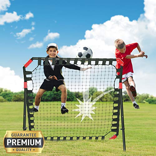Net Playz Easy Playz Portable Soccer Rebounder, 4 Ft x 4 Ft, Easy Set