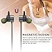 [2017 New Design ] Pkman™ Magnetic Bluetooth Headset, Wireless Bluetooth Earbuds/Earphones/ Headphones with Mic, CVC6.0 Noise Cancelling, Secure Fit for Sports [ Running / Gym / Sweatproof ]