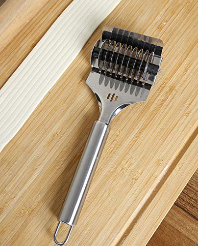 image for SITELLY Noodle Cutter,Household Stainless Steel Pressing Pasta Machine