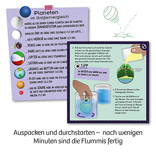 KOSMOS 657765 Flummi-Planeten, Bunte Flummis selbst herstellen, Coole Farbmuster selber Mixen, Experimentierset für Kinder ab 8 Jahre, Mitbringexperiment, Aktivität für Kindergeburtstag – Bild 6