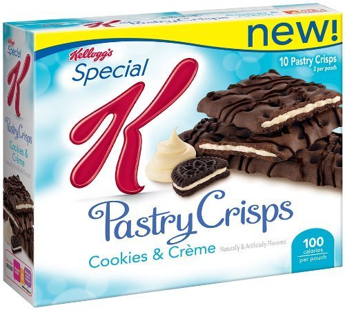 Kellogg's Special K Pastry Crips - Cookies & Creme - 0.88 oz - 5 ct - 2 Pack