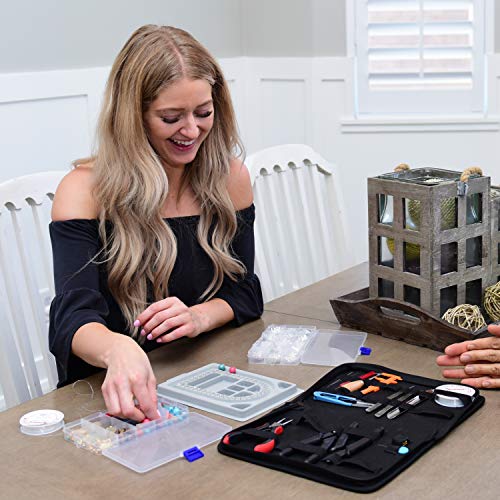 Best 11 Piece Jewelry Making Supply Kit Pliers, Repair Tools, DIY