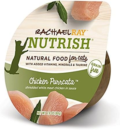 2-Rachael Ray Nutrish Natural Food For Cats Chicken Purrcata (2.8 oz trays)