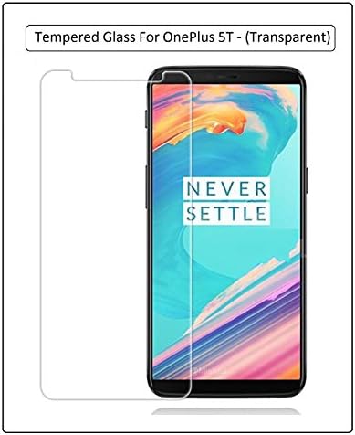 Annant 3D Flexible Full Screen Tempered Glass with 0.33mm Pro+ Anti-Fingerprints and HD Oil Stains Coating for OnePlus 5T (Transparent)