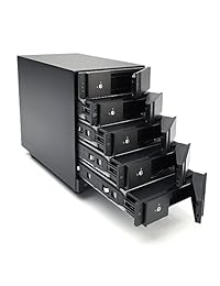 Mobius 5 Bay Thunderbolt 2 disco duro externo gama, Negro