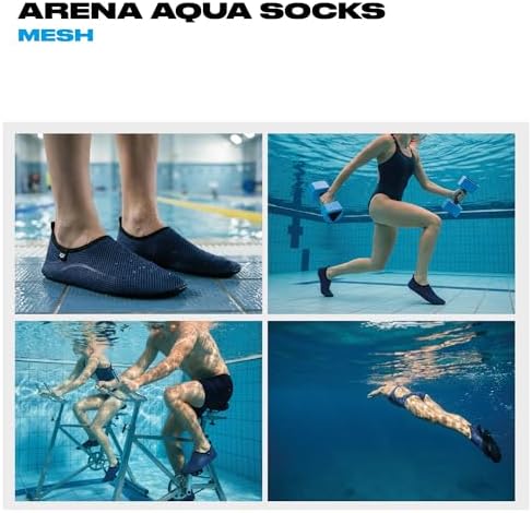 Unisex-Wassersocken mit Honigwabenmuster, Damen- und Herren-Badesocken, Schwimmsocken für Schnorcheln und Aquagym Damen/Herren, Socken mit Hervorragender Haftung, Rutschfest und Schnelltrocknend