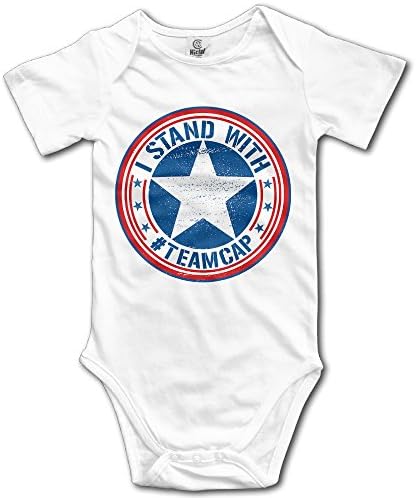 DERPART I Stand With TeamCap Unisex Infant Climbing Clothes Bodysuits Romper