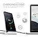 Gomffer USB Type C Charger Dock Station(Fit 2mm Phone Shell) for Samsung Galaxy S8 and Other Type-C Devices, Silver