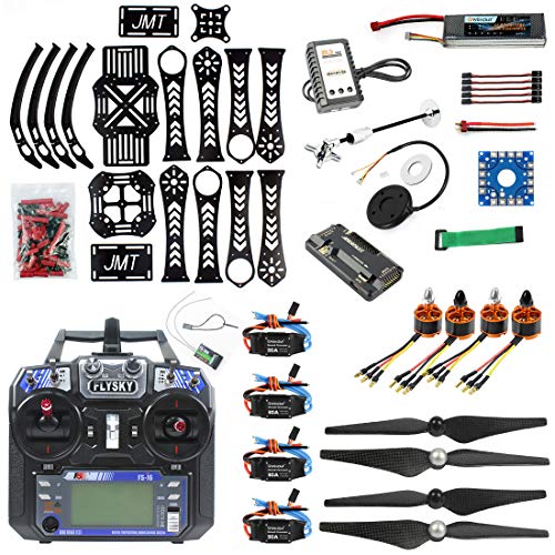 QWinOut-SELBERMACHEN-RC-Drohne-Quadrokopter-X4M360L-Rahmen-Kit-GPS-APM-28-Flugkontrolle-Buerstenloser-Motor-Buerstenloses-ESC-Lipo-Akku