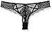 Seven Til Midnight Women's Plus Size Geo Lace Panty with Strappy Elastic Front Detail