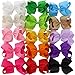Chiffon 15 Colors 6in Large Big Grosgrain Ribbon Hair Bows WITH Alligator Clips Boutique Bow For Girls Toddlers Teens Babies