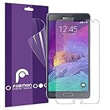 Galaxy Note 4 Screen Protector - Fosmon Anti Glare (Matte) Screen Shield with Lifetime Warranty for Samsung Galaxy Note 4 (3 Pack)