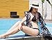 Women's Floral Kimono Cover Up - Lightweight Leopard Chiffon Beachwear for Bikini,Cardigan and Swimwear(One Size,Black)