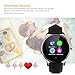 GBlife K88H Bluetooth Smart Watch with Heart Rate Monitor Wristwatch for iOS and Android (Black)