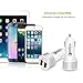 Quick Charge3.0 Car Charger,iKits 30W Rapid Dual USB Car Charge Adapter, 5V/2.4A+QC3.0 USB Port Compatible with Galaxy S9/S8/Edge/Note,HTC10,LG,Smart Port Compatible with iPhone X/8,iPad Pro/Air &More