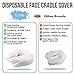 [Pack of 300] Face Cradle Covers - Disposable Head Rest Covers for Massage Table, Massage Headrest Cover, Ultra Soft Massage Face Cradle Cover for Massage Chair, Facial Bed Esthetician Supplies