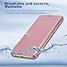 Samsung Galaxy S6 edge plus Case,Mirror Smart Clear View Window Flip Case Cover For Samsung Galaxy S6 edge plus - rose gold