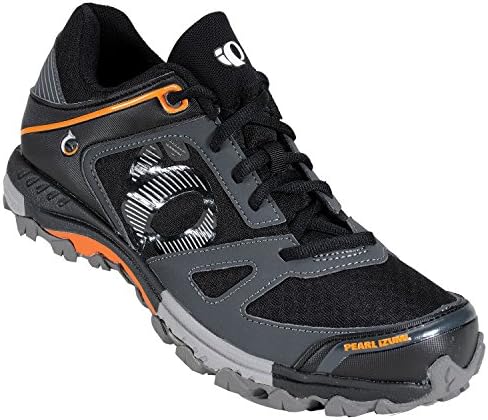Pearl iZUMi Men's X ALP Seek V Cycling Shoe,Black/Shadow Grey,39 EU/6 D US