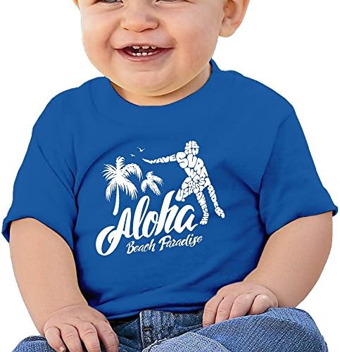 Baby's Surfing Girl Hawaii Shirt Little Boy's &amp; Girl's RoyalBlue Size 18 Months (6-24 Months)