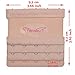 DoHope 3pcs Elastic Bra Extender Strap 5 Hook 3 Rows 3/4in Plus Size Bra Extension Band