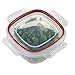 Rubbermaid Lock-Its Food Storage Containers with Easy Find Lids, Racer Red, 34-Piece Set