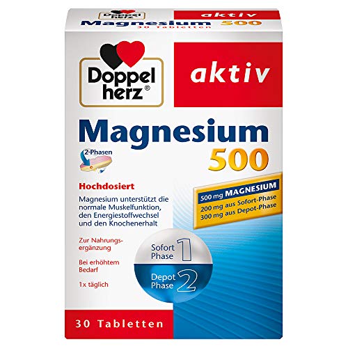 Buy Doppelherz Magnesium 500 2 Phase High Dose Magnesium to Support