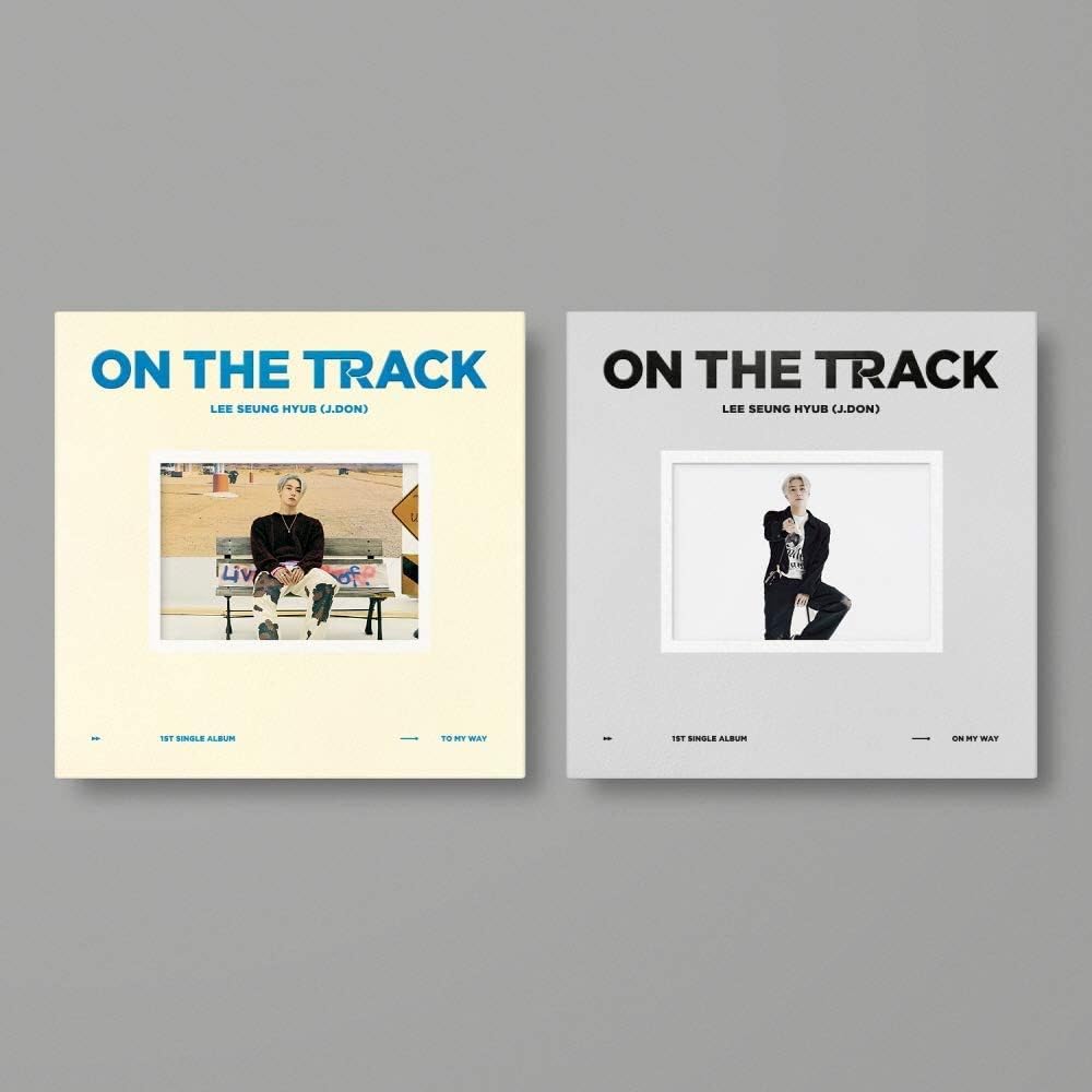 FNC Ent. N.Flying J.DON LEE SEUNG HYUB - ON THE TRACK (1st Single Album) Album+Folded Poster (To My Way ver.)