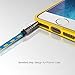 FRiEQ 3.5mm Male To Male Car and Home Stereo Cloth Jacketed Audio Cable (4 Feet/1.2M) for iPhone, iPad, iPod, Smartphones and mp3 players (Plug will be Fully Seated with Phone Case On) Blue/Yellow