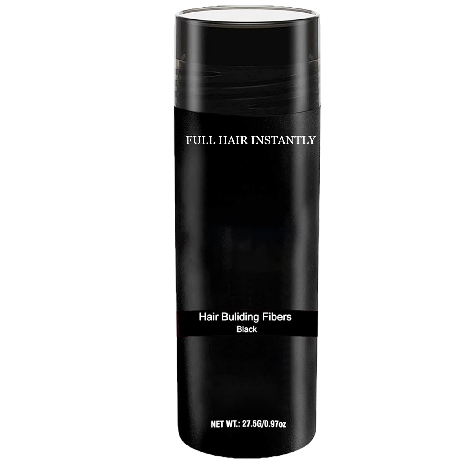 Hair Fibres Black, Thick Fiber Hair Fibres For Instant Thicking, Hair Building Fibres For Men & Women, Hair Thickening Powder For Bald Spots & Thinning Hair, Fuller Hairline Concealer