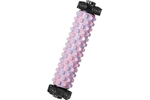 Versatile Stretching with Suction Cup, Muscle Foam Roller with Holder, Trigger Point Massage Rollerr, Myofascials Release Too