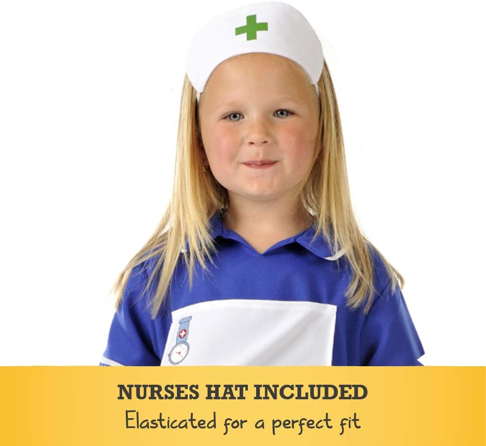 Childrens Nurses Costume, High Quality Kids Nurse Outfit 57 Years