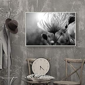 Framed Canvas Wall Art for Living Room, Bedroom Flower Closeup V Canvas Prints for Home Decoration Ready to Hang - 16x24 inches