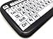 DataCal EZSee Wired USB Low Vision Keyboard - Black Characters on White Keys